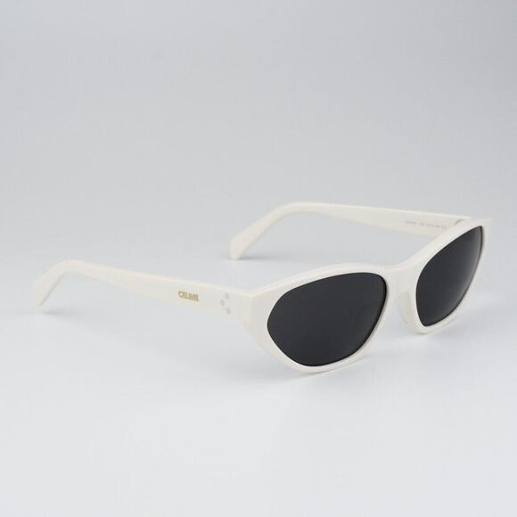 NEW Celine CL40251U 25A White Grey Cat Eye Women Sunglasses CL 40251U - Picture 1 of 10